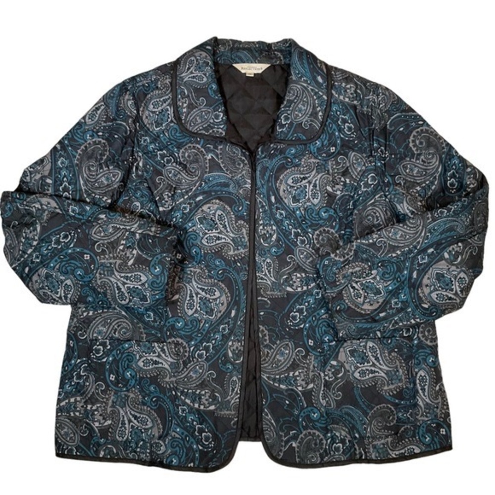 Northern Reflections Womens Paisley Lightweight
Quilted Jacket Size XL